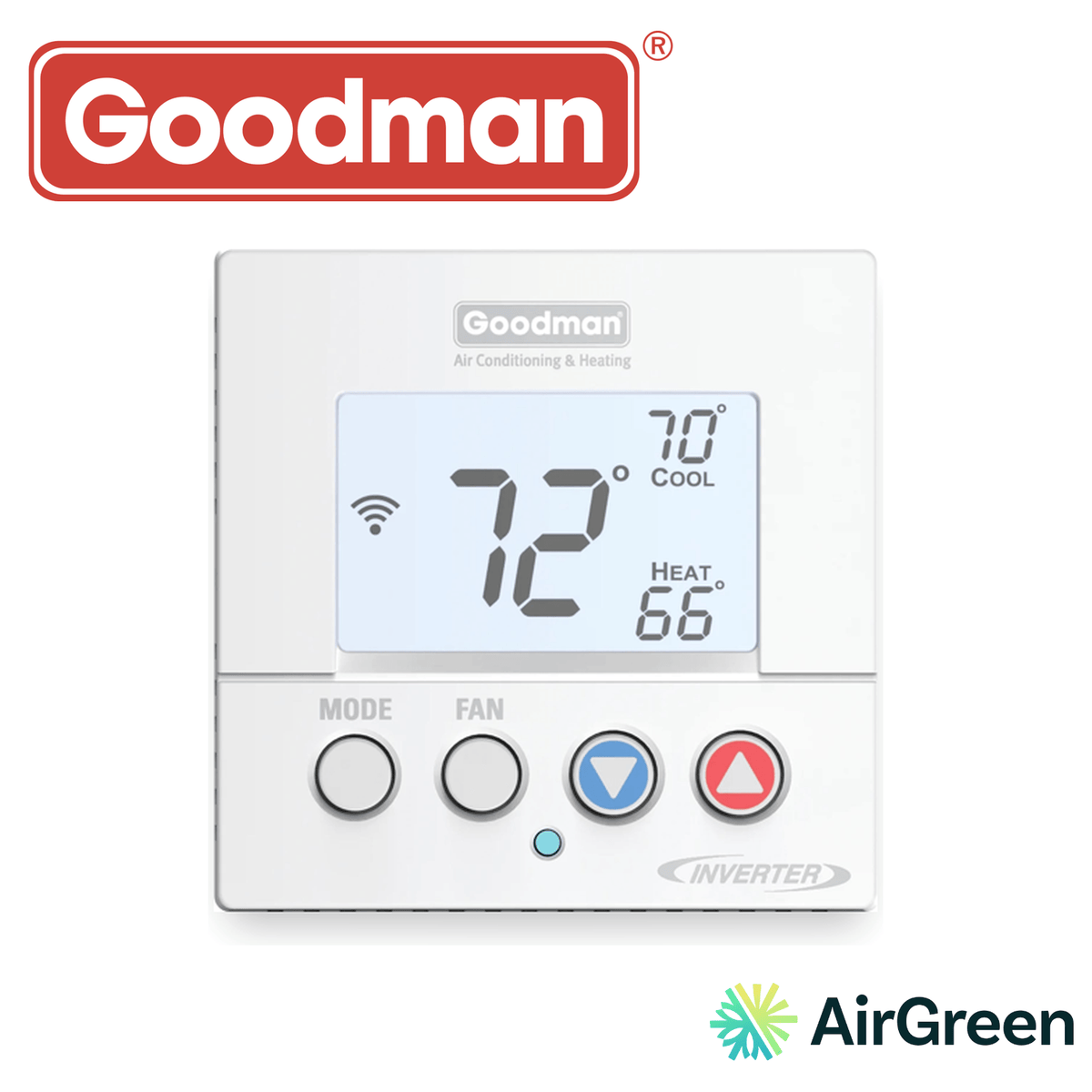 Thermostat intelligent GOODMAN GTST — vente et installation par AirGreen à Montréal, Laval, Longueuil, Rive-Sud et Rive-Nord