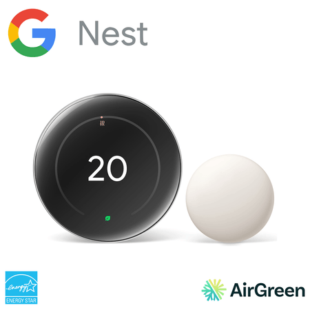 Thermostat intelligent GOOGLE NEST Learning (4th gen) Polished Silver GA05551-US — vente et installation par AirGreen à Montréal, Laval, Longueuil, Rive-Sud et Rive-Nord
