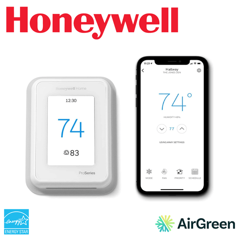Thermostat intelligent HONEYWELL T10+ Pro THX321WFS3001W/U — vente et installation par AirGreen à Montréal, Laval, Longueuil, Rive-Sud et Rive-Nord