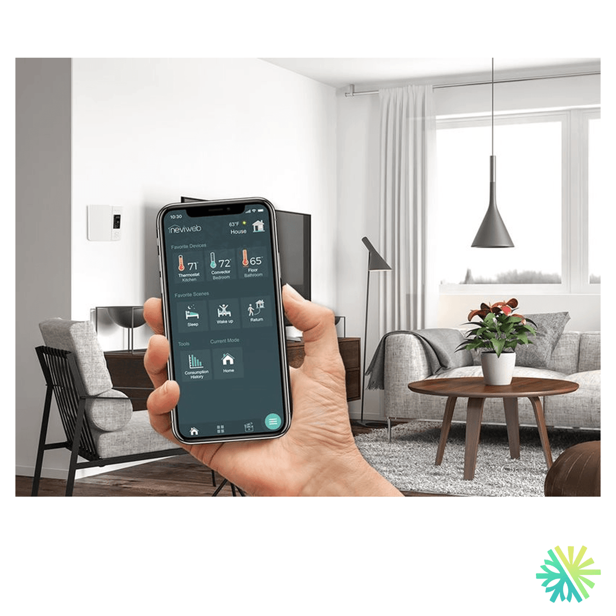 Fiche technique : Thermostat intelligent OUELLET Zigbee OTH4000-ZB 4000 W — AirGreen, Montréal, Laval, Longueuil, Rive-Sud et Rive-Nord