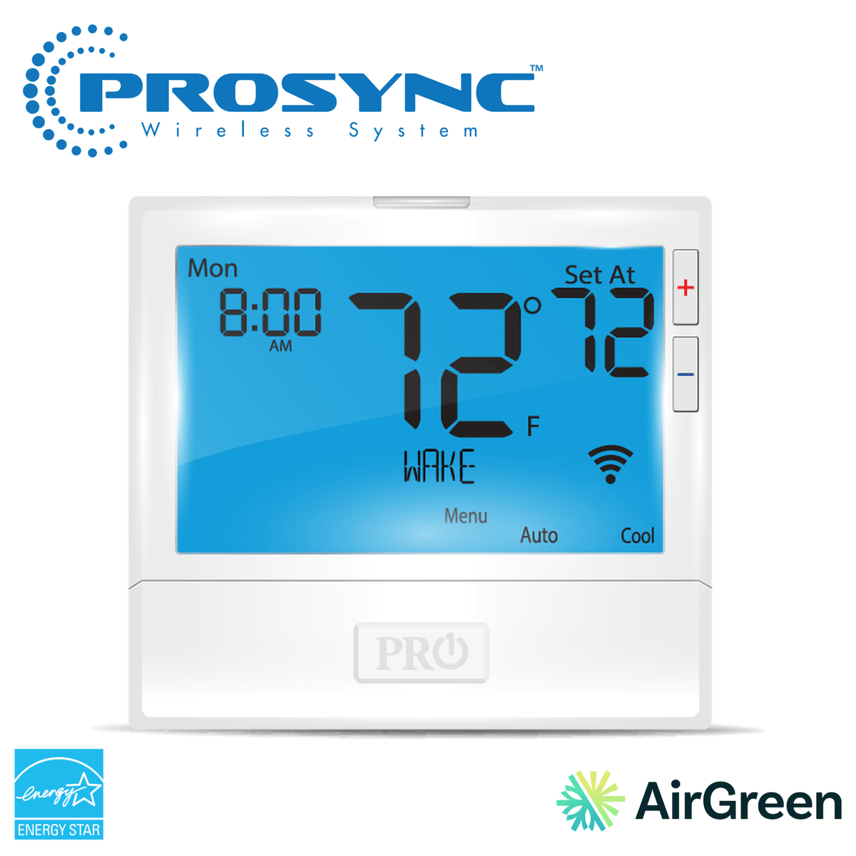 Thermostat intelligent PROSYNC T855iSH Universal Wi-Fi — vente et installation par AirGreen à Montréal, Laval, Longueuil, Rive-Sud et Rive-Nord