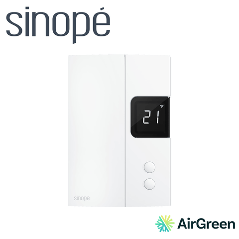 Thermostat intelligent SINOPÉ Lite TH1133WF 3000 W — vente et installation par AirGreen à Montréal, Laval, Longueuil, Rive-Sud et Rive-Nord