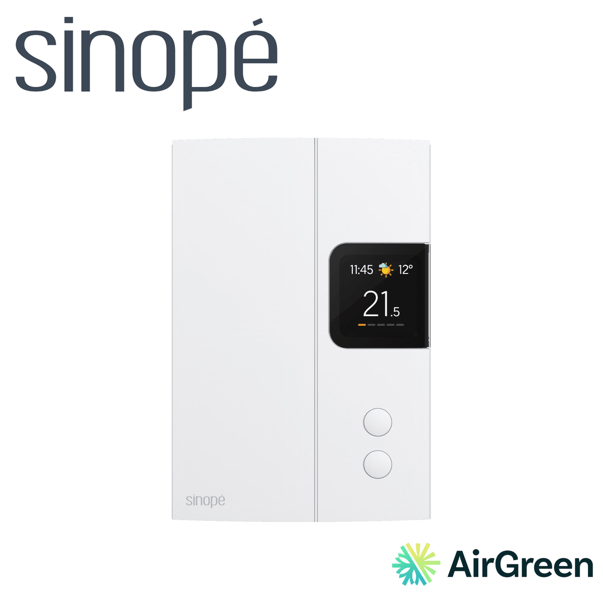 Thermostat intelligent SINOPÉ TH1143WF 3000 W — vente et installation par AirGreen à Montréal, Laval, Longueuil, Rive-Sud et Rive-Nord