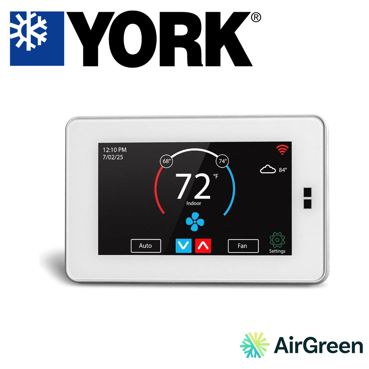 Thermostat intelligent YORK SHC510 S1-TSHC510 — vente et installation par AirGreen à Montréal, Laval, Longueuil, Rive-Sud et Rive-Nord