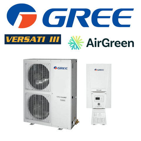 Thermopompe Air-Eau avec Hydro-Box Gree Versati III à Montréal, Laval, Longueuil, Rive Sud et Rive Nord