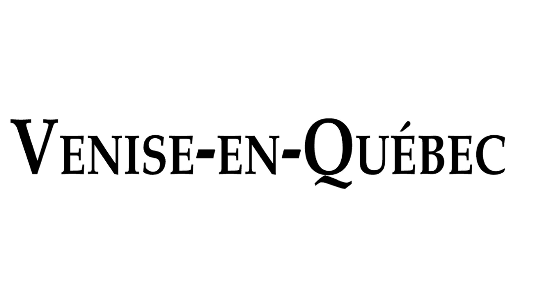 Text logo reading 'Venise-en-Québec' in capital letters.