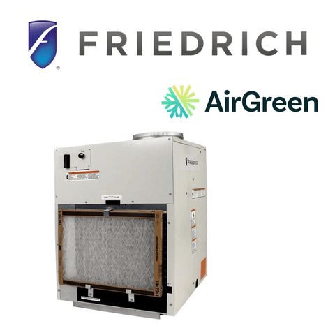 VTAC Friedrich VERT-I-PAK 12 000 BTU 2.5 kW unit by AirGreen for HVAC solutions in Montréal, Laval, Longueuil, Rive Sud, Rive Nord