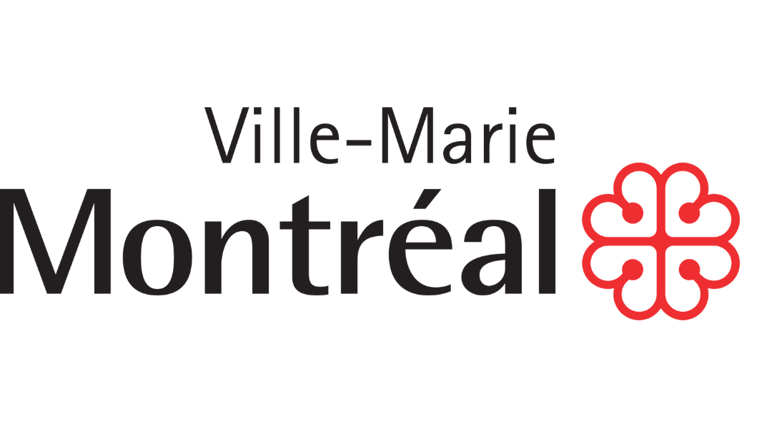 Logo of Ville-Marie borough in Montreal with stylized heart design.