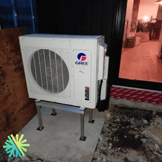 Installation of a Gree Multi+ Ultra DoubleZone heat pump in Sainte-Marthe-sur-le-Lac