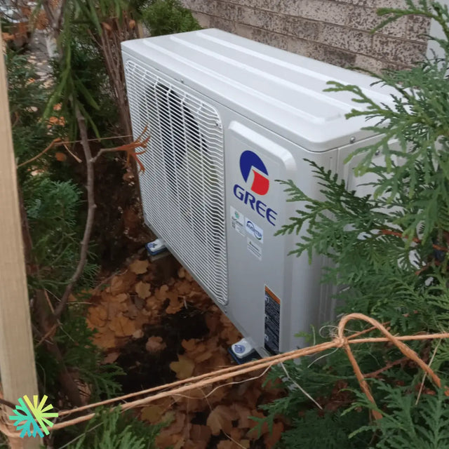 Installation of a Gree Extreme wall-mounted heat pump in Lorraine, North Shore
