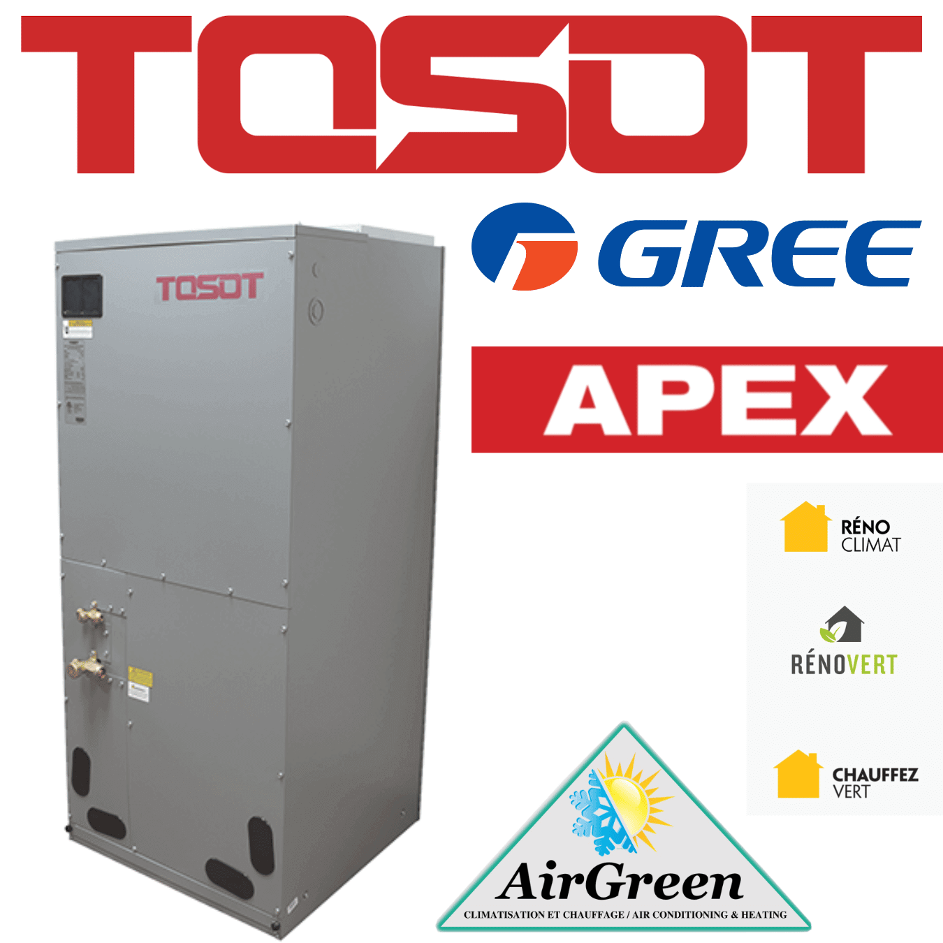 Fournaise électrique TOSOT APEX 5 Tonnes